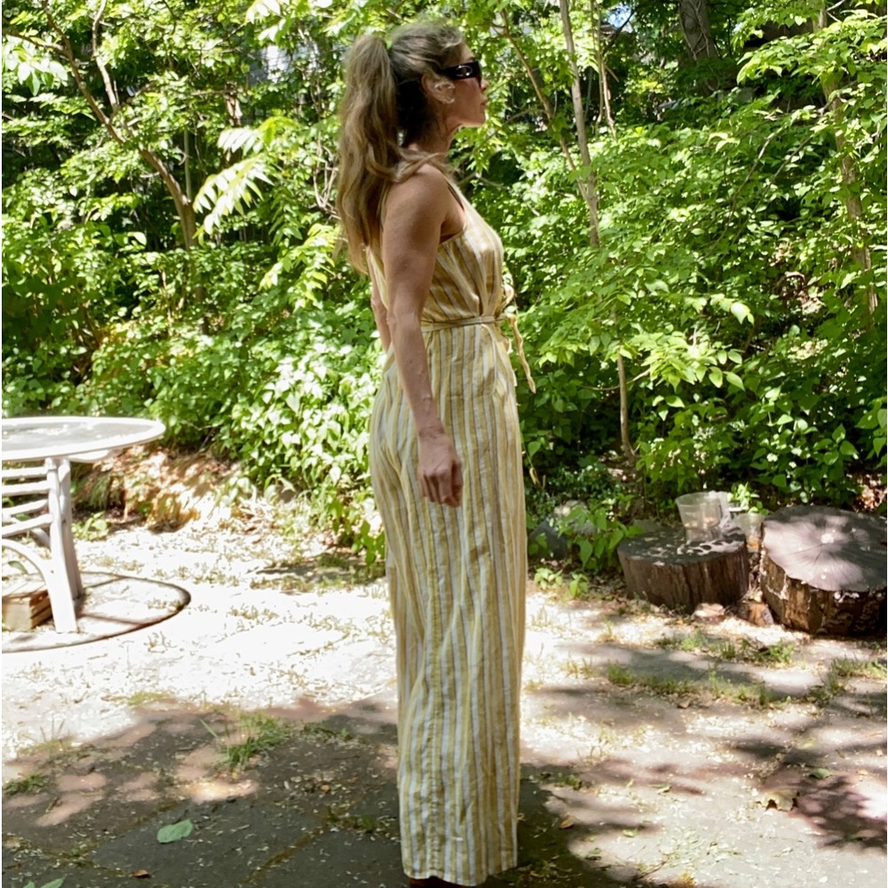 ARTISAN NY oversized linen jumpsuit Sz 4us - Picture 10 of 16